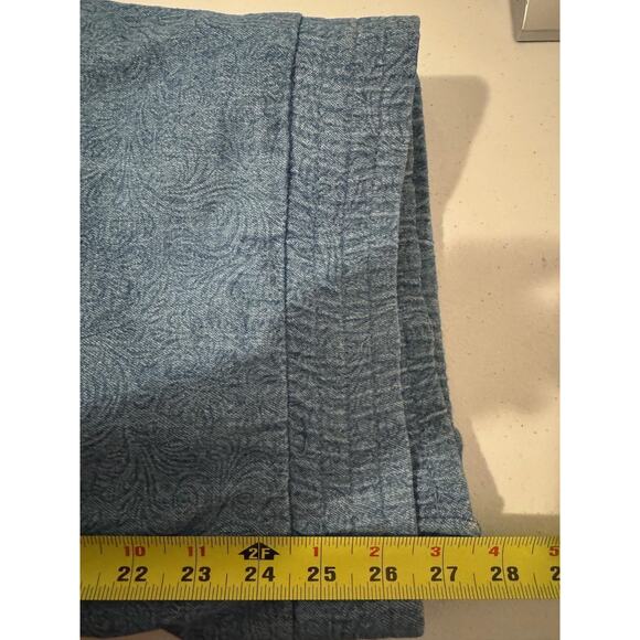 Vtg LIM'S Demin Jacket Womens Small Blue Patchwork Whimsygoth Art to Wear USA - Picture 6 of 8